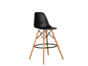Banqueta EAMES WOOD NEGRA