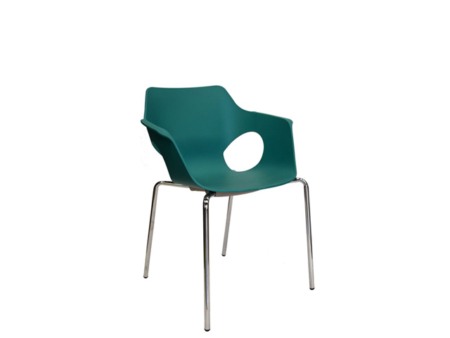 ZEN VERDE PATAS CROMADAS